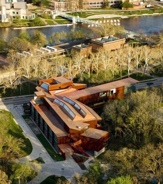 Art Building West aerial