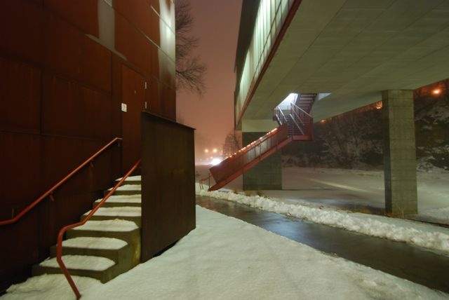 Art Building West stairs