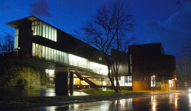 Art Building West night